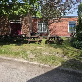 Picnic benches donated for local primary school&period;: Click Here To View Larger Image